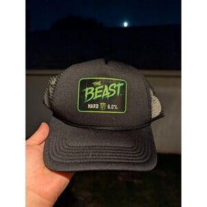 Monster Energy The Beast Hard Seltzer Trucker Hat Cap‎ Black